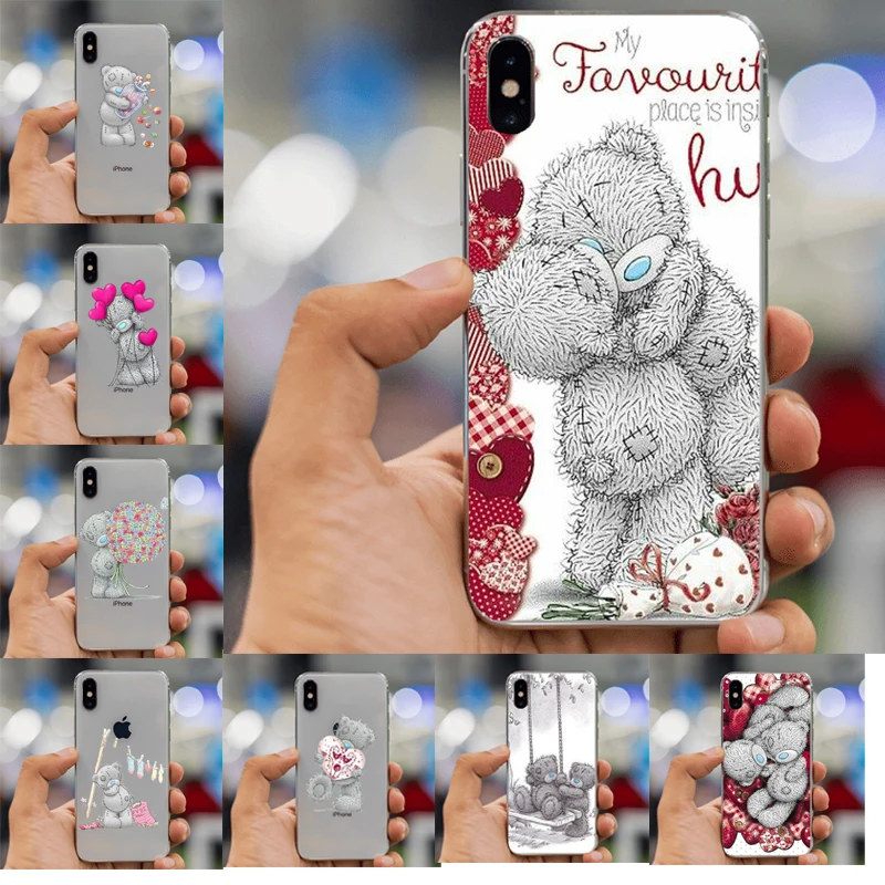 Силиконовый чехол для телефона для iphone XS Max чехол Tatty Teddy Me To You Bear чехол для телефона чехлы для iphone 4 5S SE 6S 7 8plus XR чехол