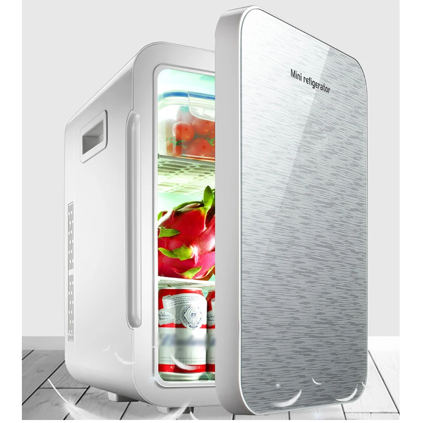 22л мини-холодильник 12 В/220 В, автомобильный домашний компактный автомобильный холодильник двойного назначения, температурный F-W25SA, портативная морозильная камера