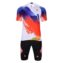 Крутой Комплект Джерси для велоспорта с коротким рукавом спортивная одежда из полиэстера летняя одежда для велоспорта