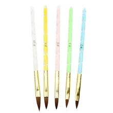 5 шт./компл. Стразы для маникюра кисть скульптурный УФ-гель для точечного нанесения ручки резьба Советы Маникюр Салон Инструменты