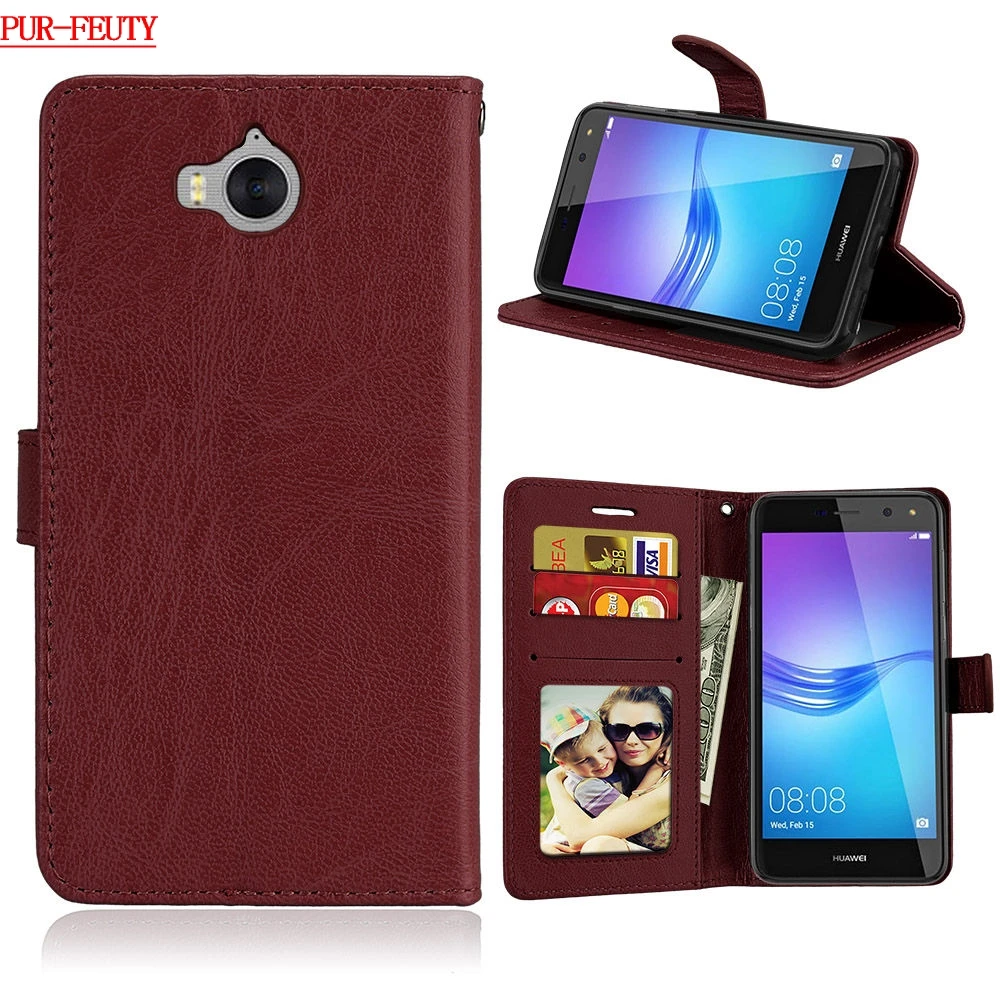 Flip Case for Huawei Y6 2017 MYA L11 MYA L41 Y 6 2017 Covers Leather