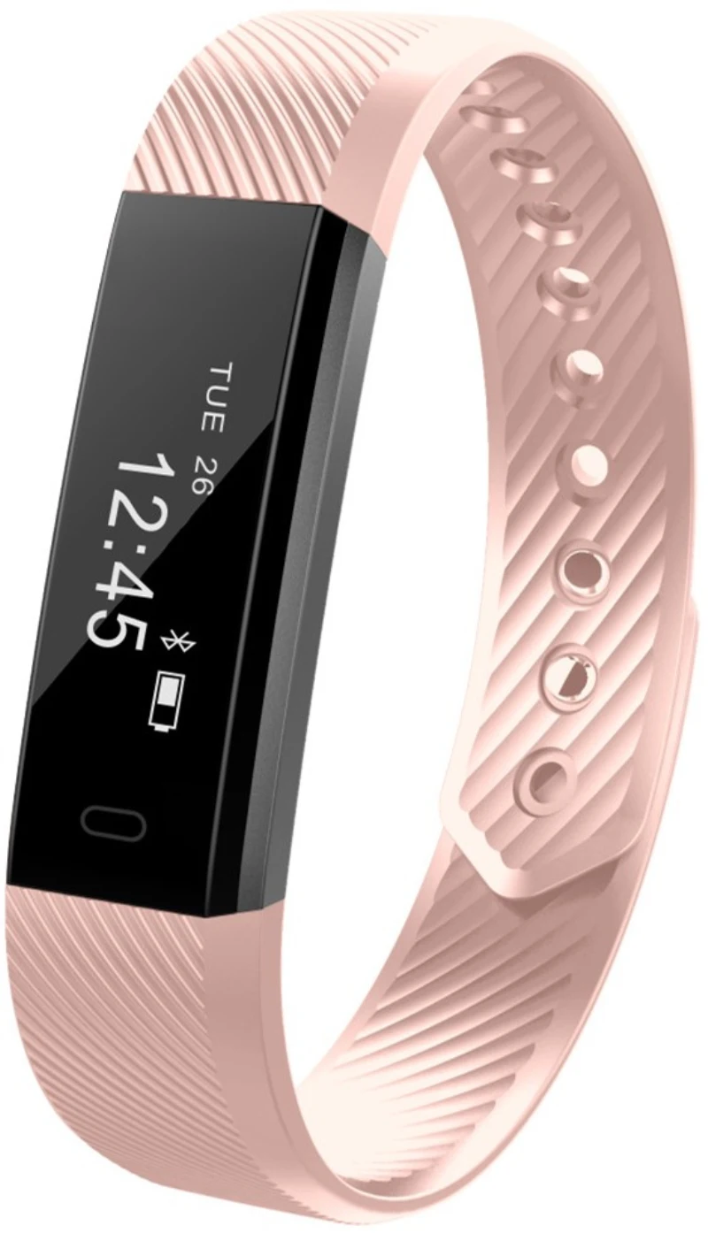 ZGPAX ID115 умный Браслет фитнес-трекер монитор сна трек смарт-браслет часы будильник withStep счетчик PK Fitbit Alta