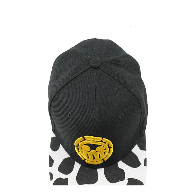 Hot Anime ONE PIECE Trafalgar Law Anime Hero Hat Cosplay Costume Baseball Cap Visor Cap Adult Hats Accessories Gift