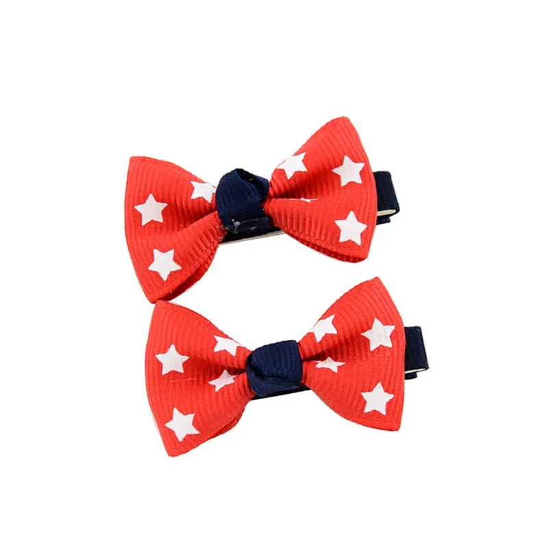 Baby Hairgrips Colorful Dots Ribbon Bow Hair Clip Floral Candy Hairpin Plaid Barrettes Bows Hair Accessories Headwear  (4)