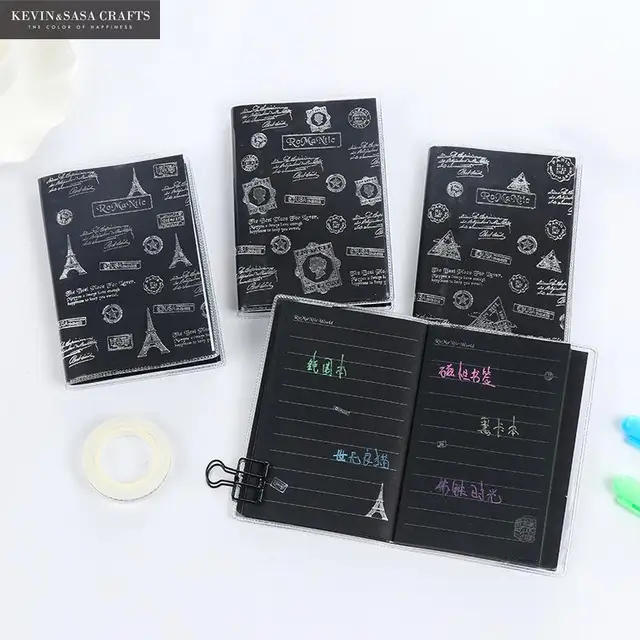 online shop 50 sheets notebook diary black paper book sketch