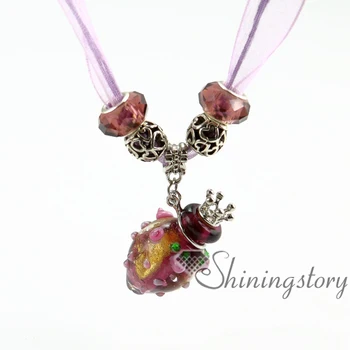 

small perfume bottles aromatherapy pendants essential oils diffuser necklace