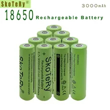 

2016 4pcs 18650 3000mAh 3.7V Li-ion Rechargeable Batteries 18650 Lithium Battery Baterias Bateria For Flashlight