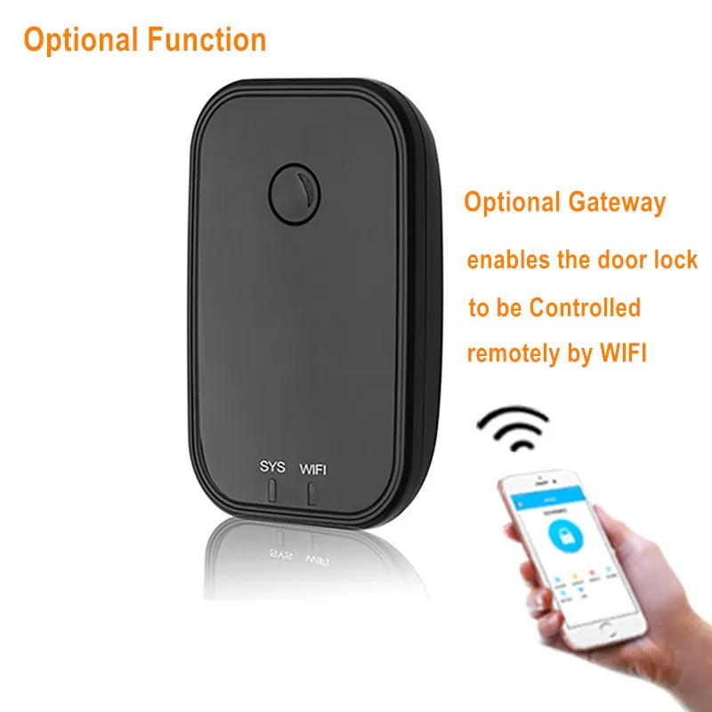 Smart Bluetooth Door Lock with Touch Screen Password and Mobile APP-000