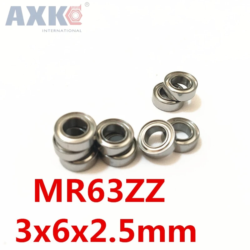 Axk Mr63zz 3x6x2 5 мм бесплатная доставка 10 шт. шарикоподшипники Mr63/Abec Zz|Подшипники| |