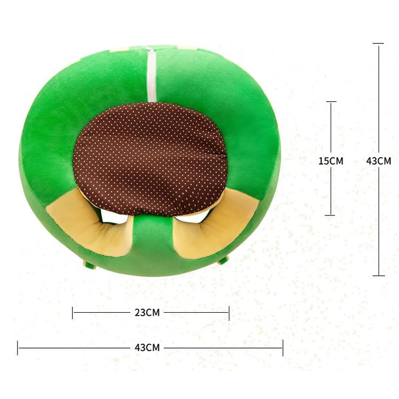 Круглый плюшевый Детское Сиденье Поддержка младенец учится сидеть диваны игровой коврик подушка для новорожденных 0-3 месяцев лучший подарок для ребенка