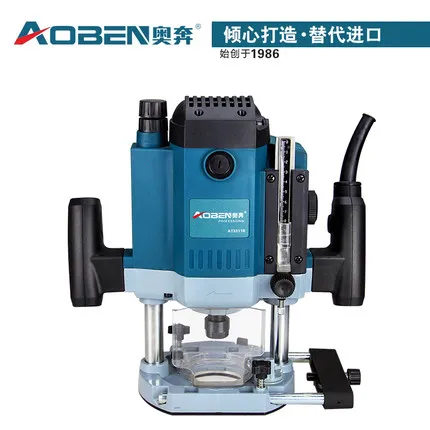 220 V 1800 W de alta potencia ranuradora máquina de grabado de carpintería máquina de fresado electromecánico herramientas eléctricas DIY - 1