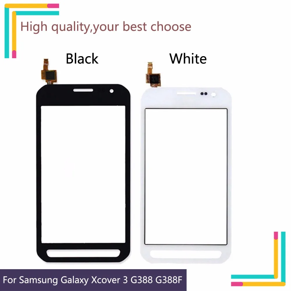 10 шт./Лот Новый G388 сенсорный экран для Samsung Galaxy Xcover 3 G388F дигитайзер стеклянная