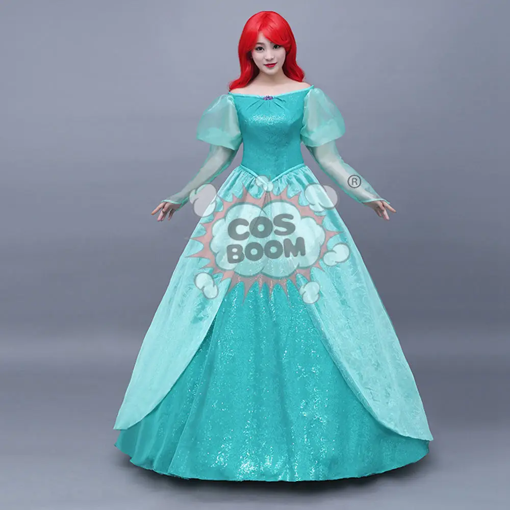 COSBOOM La Sirenetta Cosplay Costume di Carnevale di Halloween Vestito Da  Partito Adulto Ariel Principessa Dress Costume Cosplay|cosplay costume|ariel  princess dressmermaid cosplay - AliExpress
