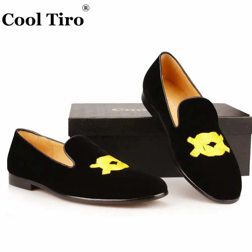 black Velvet shoes men flat (4)