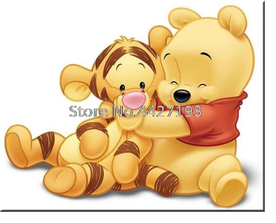 

Diamond Painting Diy Full Square Daimond Painting Winnie Pooh Mosaic Rhinestone Painting Wall Art Home Decor