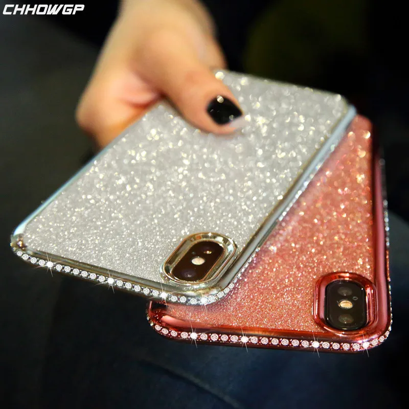 

Luxury Crystal Diamond TPU Case For Samsung Galaxy S10 S9 S8 Plus S6 S7 Edge A7 A6 Plus J6 2018 A7 2017 J7 2016 Note 8 9 Cover