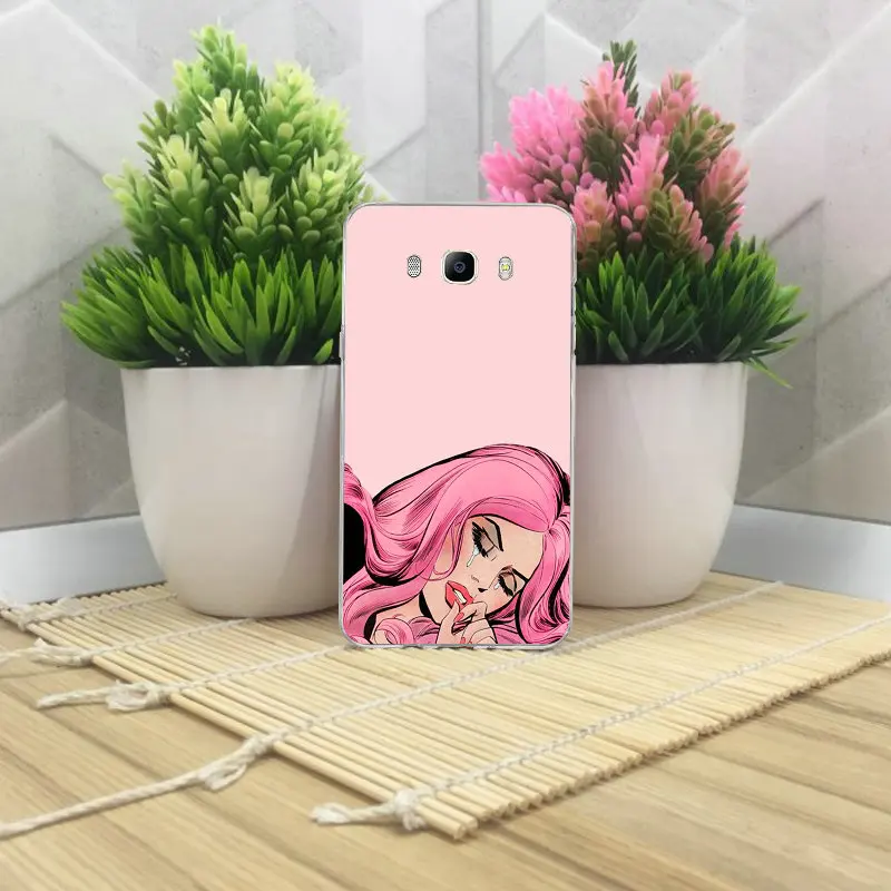 Cry Control Halsey Pop Art чехол для Samsung Galaxy A3 A5 A7 J2 J3 J4 J5 J6 J7 J8 2016 2017 2018 мягкий TPU силиконовый