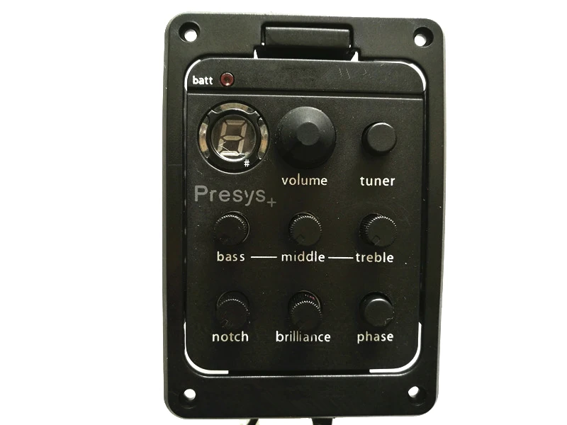 

Common Quality Guitar Pickups Fishman PRESYS+ Plus Onboard Guitar Preamp/EQ WithTuner LED For Acoustic Guitar