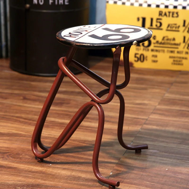 Персональный металлический креативный барный стул, табурет кресло для мышления