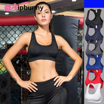 

Stretch WireFree Lingrie YogaTop SportsBras Sexy Underwear Women Pushup Fitness GymTops Jogging Workout Brassiere