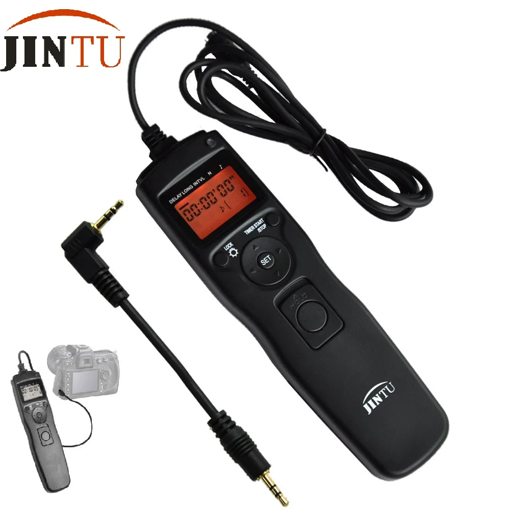 JINTU Timer Remote Shutter Releaes Controle C1 voor Canon EOS 1300D 200D 80D 70D 60D 700D 600D