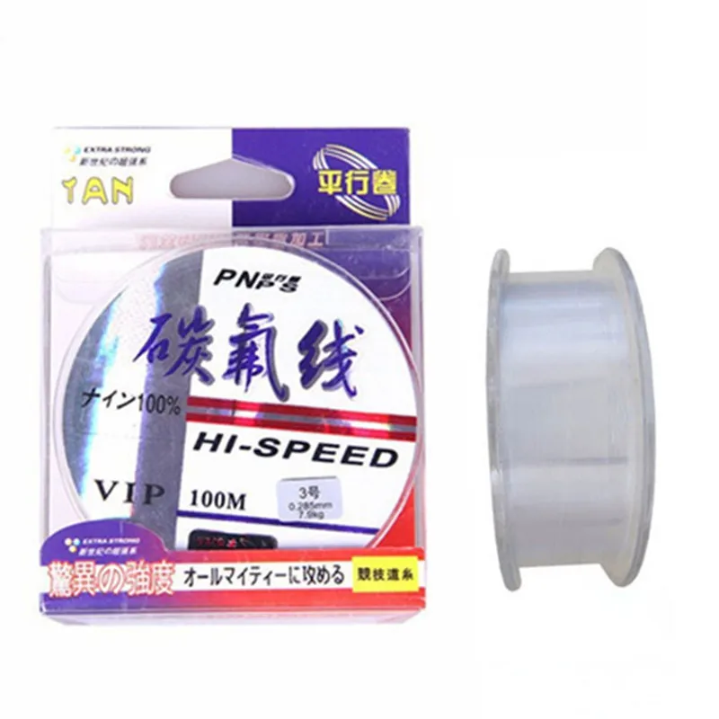 100m Fluorocarbon Fishing Line Transparent Carp Wire Nylon Multifilament Fishing Lines Super Stronger Monofilament Fish Tackle