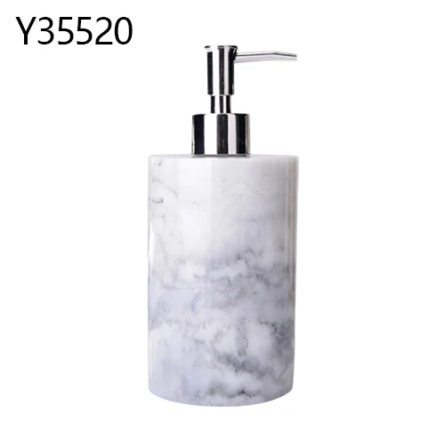 Гаппо жидкого мыла Ванная комната смолы бутылка с помпой для мыла Ванна смолы аксессуары жидкости мыльный насос s - Цвет: Y35520