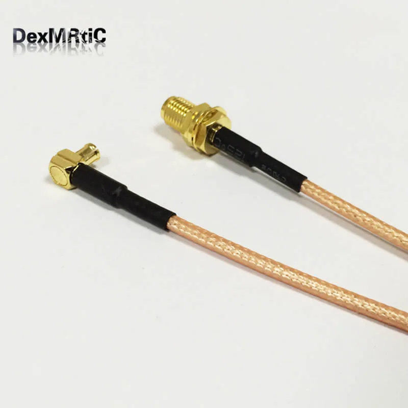 Коннектор RP SMA с штыревым разъемом и MCX коннектор прямым углом RG316 15 см 6 дюймов|cable