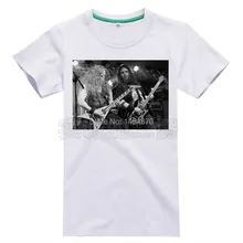 Модная Высококачественная Классная рубашка в стиле панк с рокером, рок-бренд, белая рубашка, фитнес тяжелый рок, тяжелый металл, хлопок