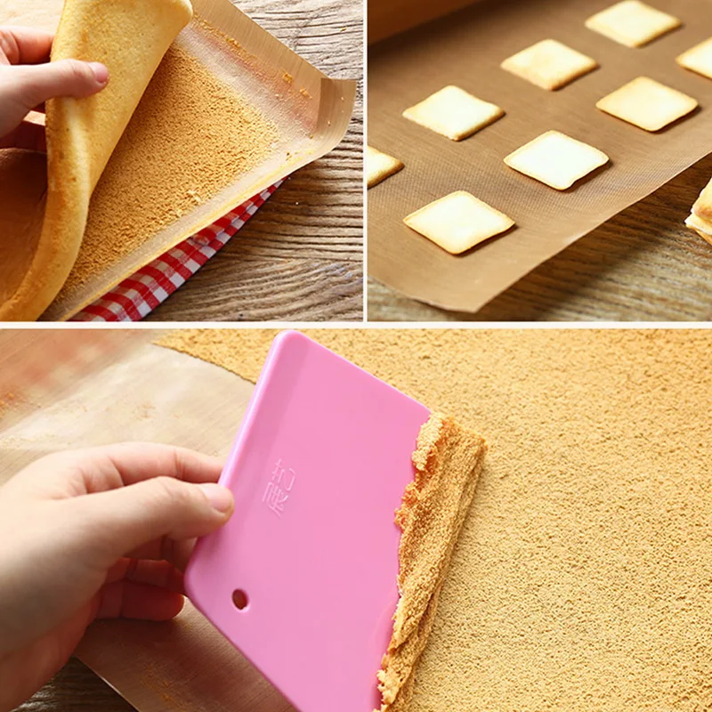 1pc Non-stick Silicone Baking Mat Reusable High Temperature Resistant Sheet Pastry Baking Oilpaper Pad Outdoor Bbq