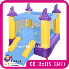 Популярный надувной прыгающий замок комбо надувной замок комбо с горкой для детей