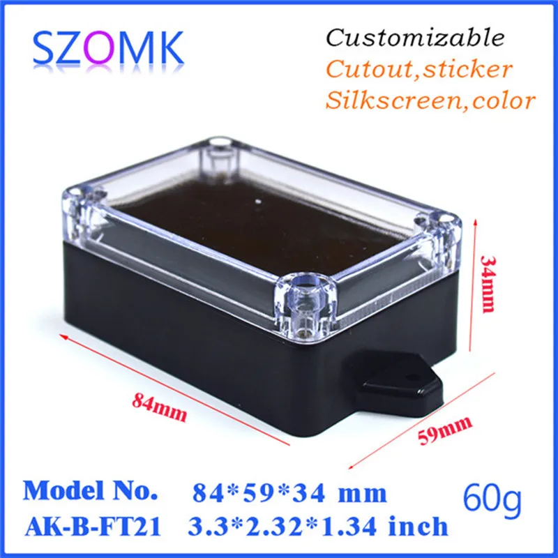 IP65 waterproof plastic enclosure for electronics instrument housing case plastic waterproof device box (5)