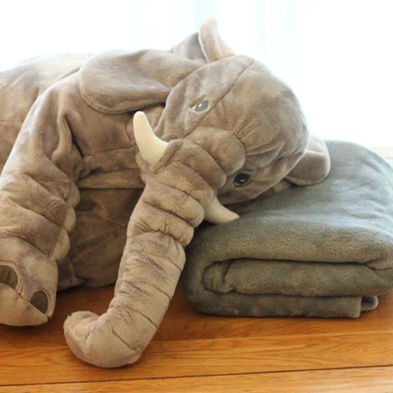 font b Pillow b font Blanket font b Cute b font Elephant Stlye Plush Toy