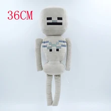 Minecraft Plush Toy 36cm Minecraft Skeleton Archer Stuffed Plush Toys Cartoon Game Toys Soft Toy Brinquedos Gift for Kids Baby