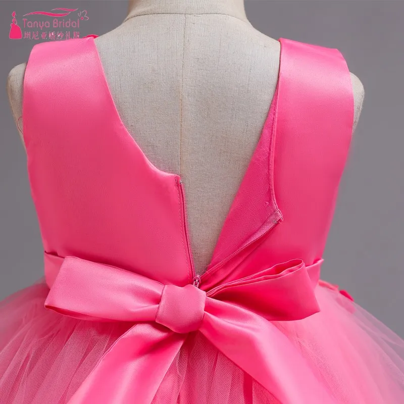 Топ Танк продажа рукавов бальным Primera Comunion Para Ninas 2018 Платье в цветочек для девочек для Свадебная вечеринка 725