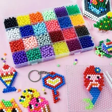 24 цвета 5 мм DIY 3d Пазлы бисер ручной работы 3D бусины Хама бусины Perler шарики шарик Perlen учатся детские игрушки