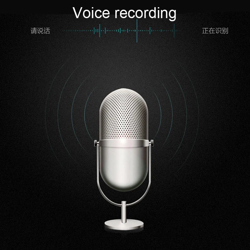 Iflytek Portable Digital Voice Recorder MP3 Recording Pen Support Mp3 WAV Format with 8GB Memory Card Chinese Version