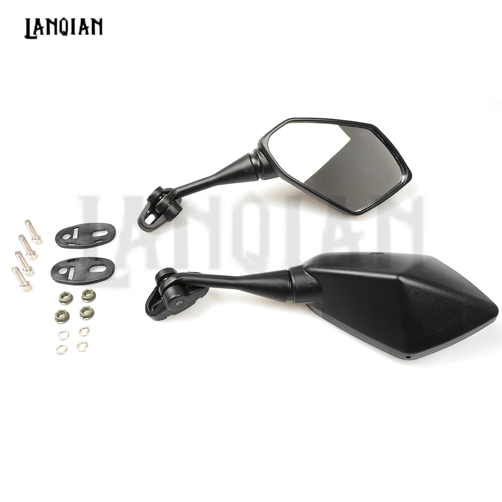 Зеркало для мотоцикла черное Moto зеркало заднего вида Yamaha YZF600 YZF R1 R6 R3 R125 R25 R15 2003 2004