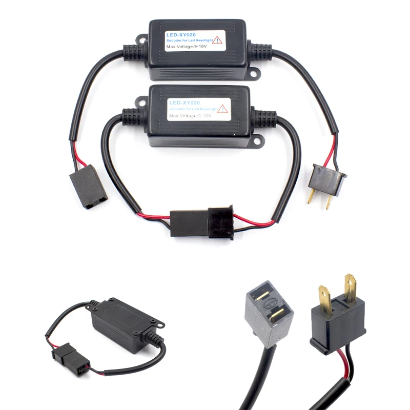 

H7 LED CANBUS Warning Canceller No Error led Headlight Conversion Kit Decoder