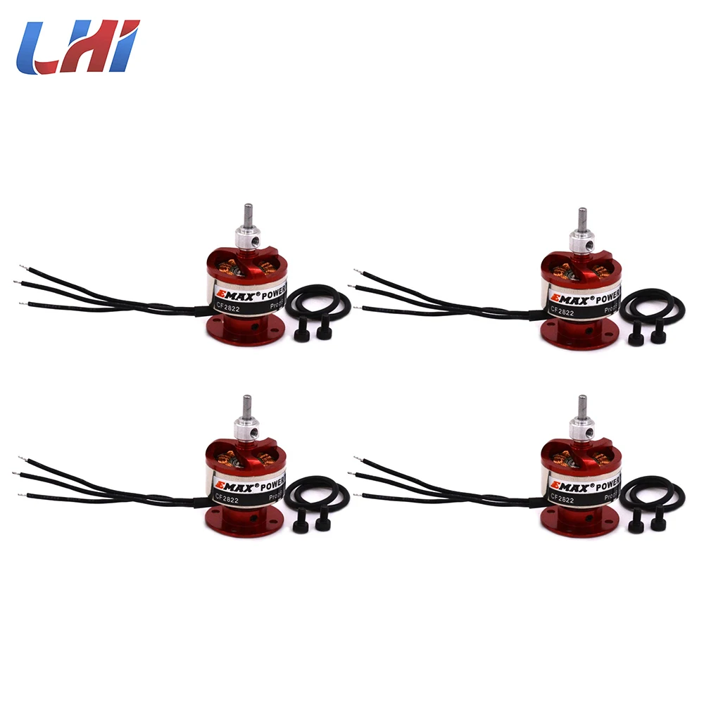 2019 4 шт CF2822 1200KV бесщеточный мотор 2 3S w/Prop Saver для радиоуправляемый самолет вертолет
