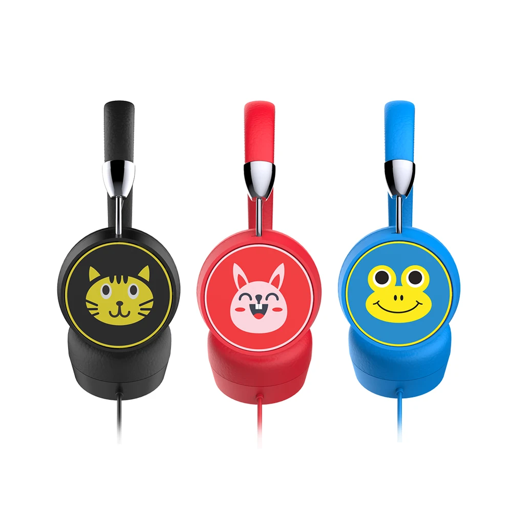 

Adjustable headband Headset Kids Headphones with 85dB Volume Limited Hearing Protection Earphones for Children Toddler Student