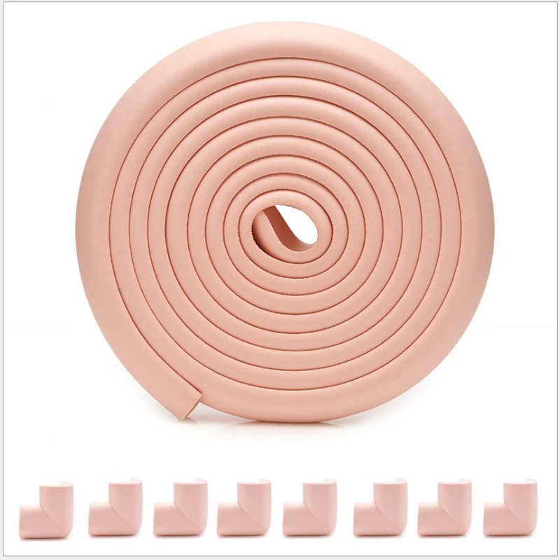 5 M+8pcs Corners Child Protection Corner Protector Baby Safety Guards Edge & Corner Guards Angle Form Free Tape Dropshipping