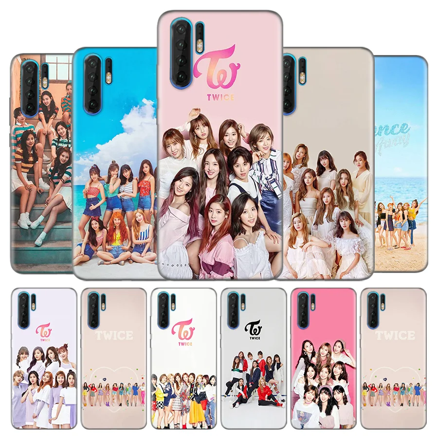 

TWICE Silicone Phone Case for Huawei Mate 20 10 P30 P20 P10 P9 Nove 5 5i Pro Lite P Smart Z Plus 2019 Protective Cover Housing