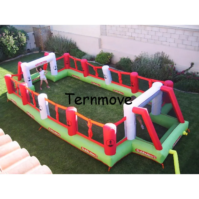 Inflatable Football Field Football Table Human Football Court Kids