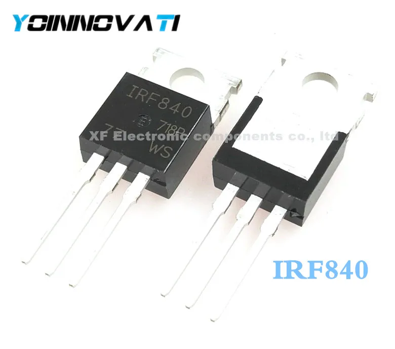 

Free Shipping(100pcs/LOT) IRF840 IRF840PBF TO-220 power MOSFET Chip