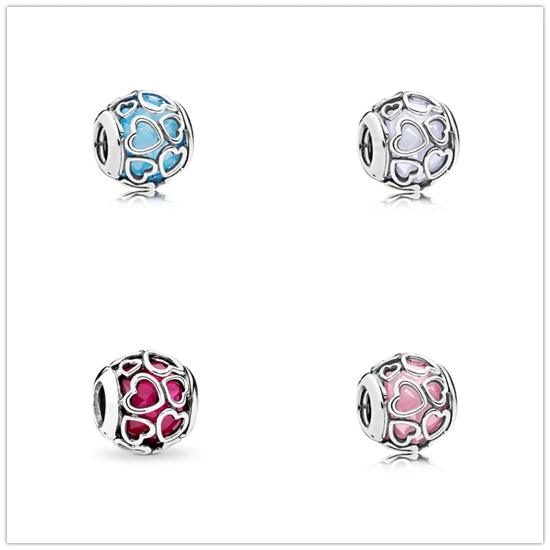 

SHINETUNG 1:1 S925 Sterling Silver Winding Love Series Charms Fit DIY Bracelet Original Ladies Jewelry
