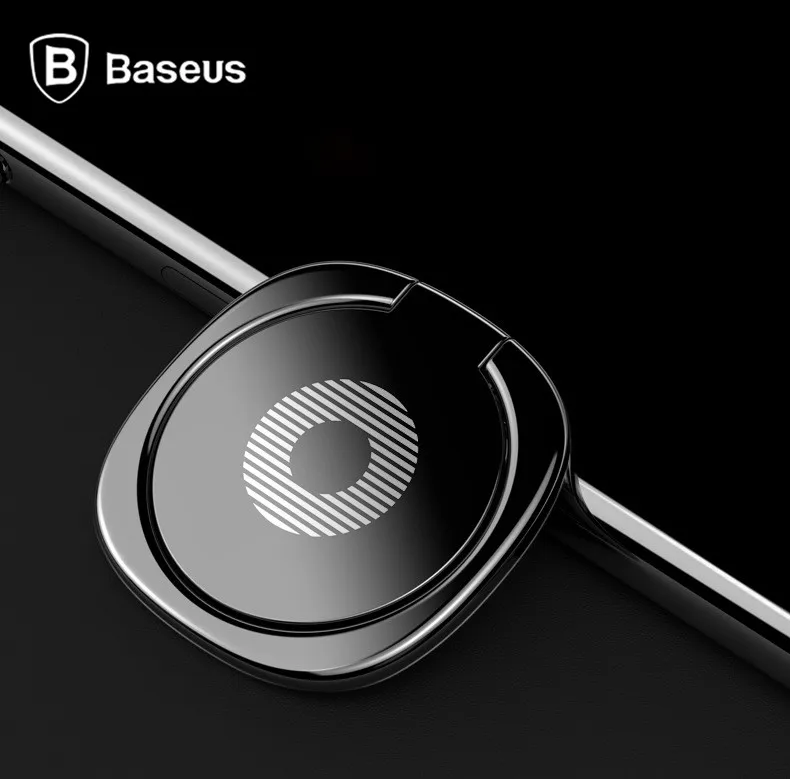 Baseus Luxury 360 Degree Metal Finger Ring Holder Smartphone Mobile Phone Stand For iPhone 7 Samsung Magnetic Car | Мобильные