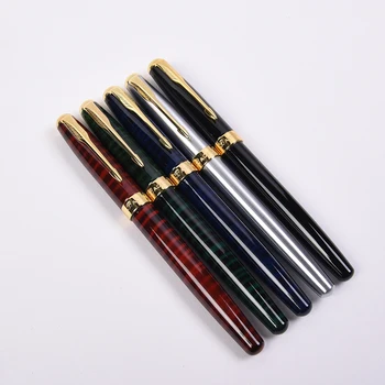 

5Pcs/lot Baoer 388 Golden Arrow Clip Rollerball Pen 5 Different Color Ballpoint Pens Luxury Roller Ball Pen for Christmas Gift