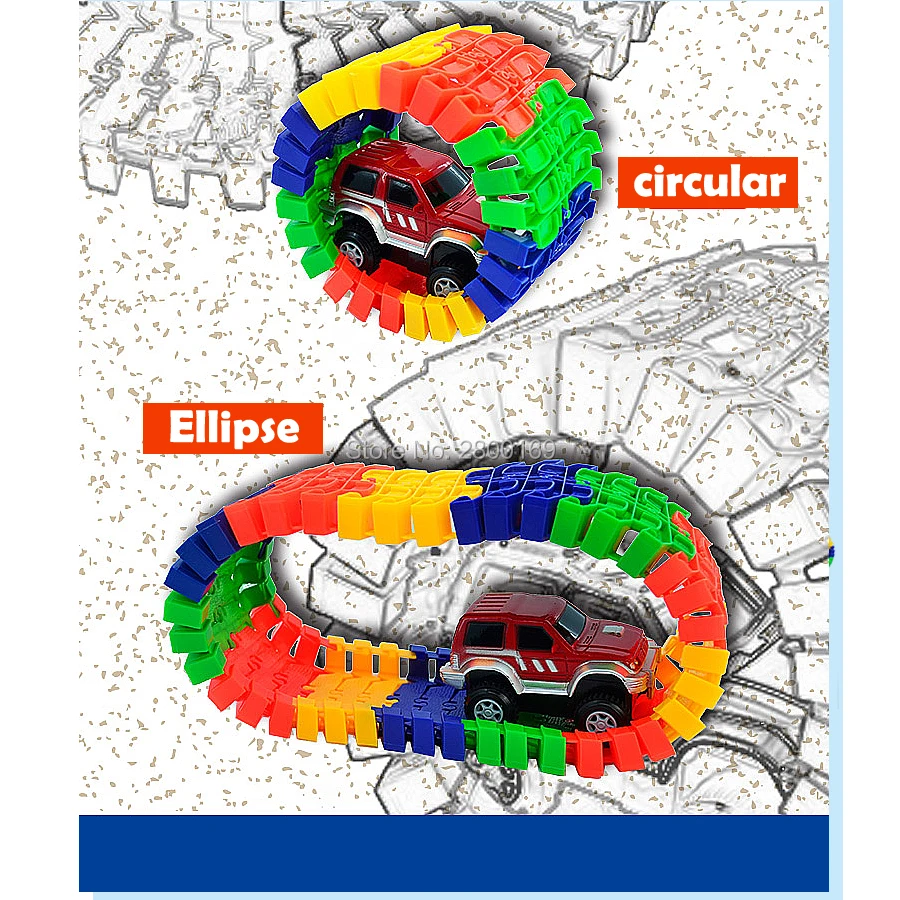 Подстаканник DIY Flex гоночная трасса создание дороги Делюкс более 288 частей гибкий трек игровой набор с аксессуарами железнодорожные вагоны игрушки
