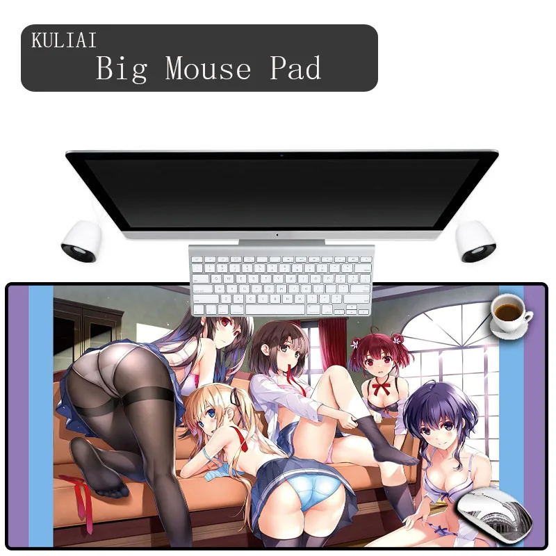 XGZ Anime MousePad Large Pad Office Desk Mouse Mat Games Player Gamer Sexy Rubber Mouse Pad Gaming